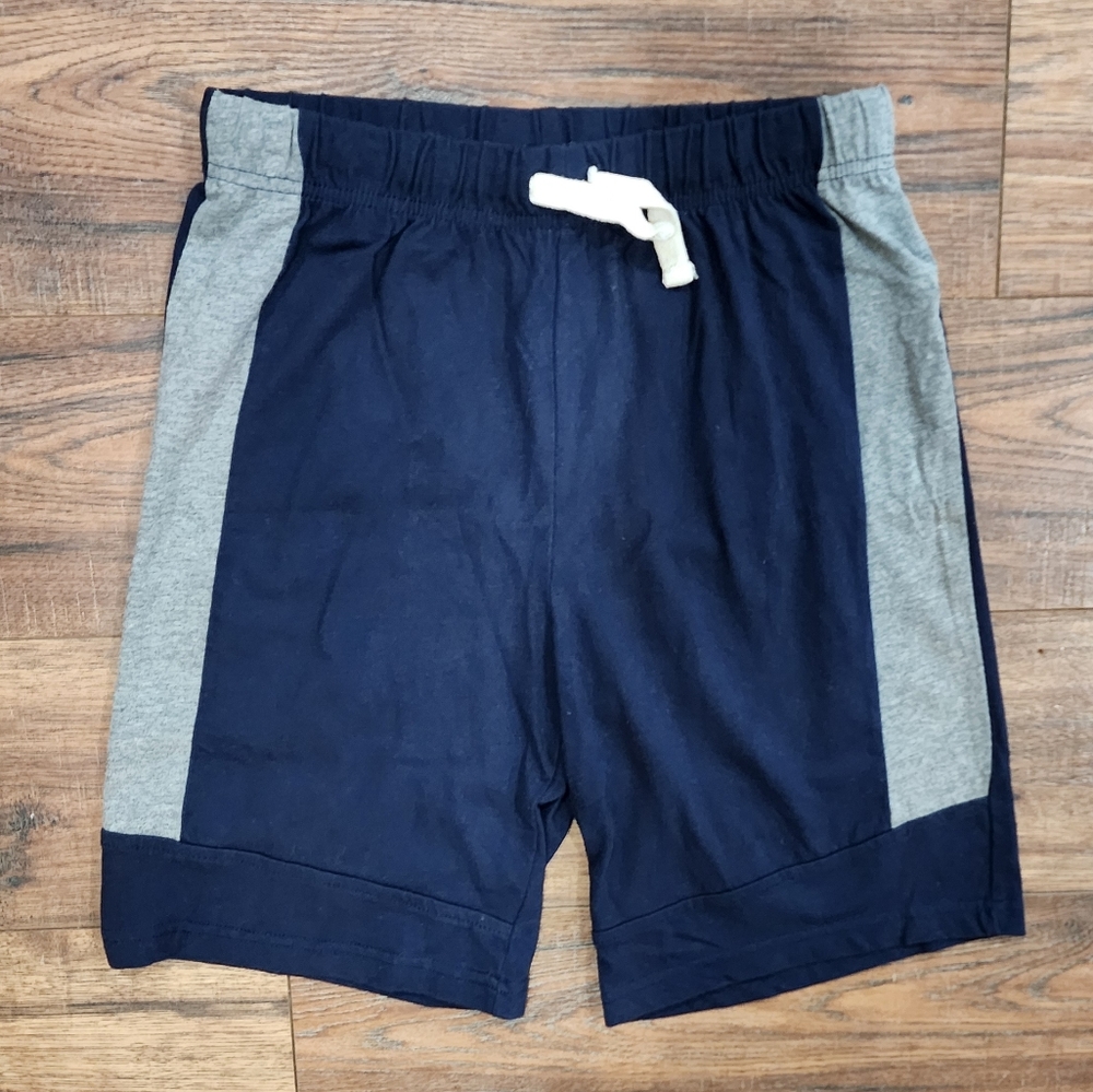 The Children's Place Sport Navy Striped Leisure Loungewear Casual Shorts Large L